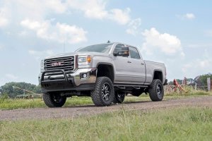 Chevrolet Silverado 3500 HD Suspension Lift Kit - Rough Country - 5 Inch NTD M1 - Hammer Black - '11-'19